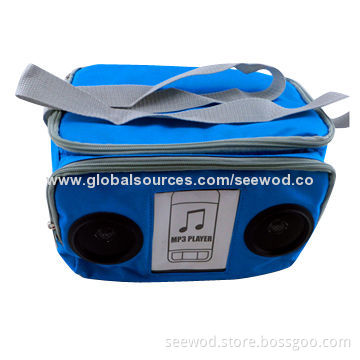 2014 mini speaker insulating cooler bag